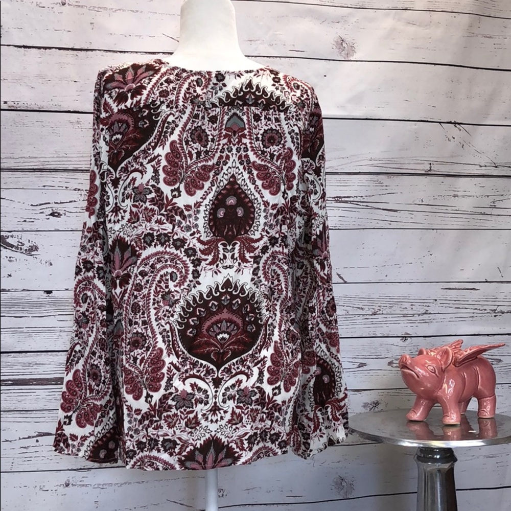 Bell sleeve blouse-Umgee - Picture 5 of 6